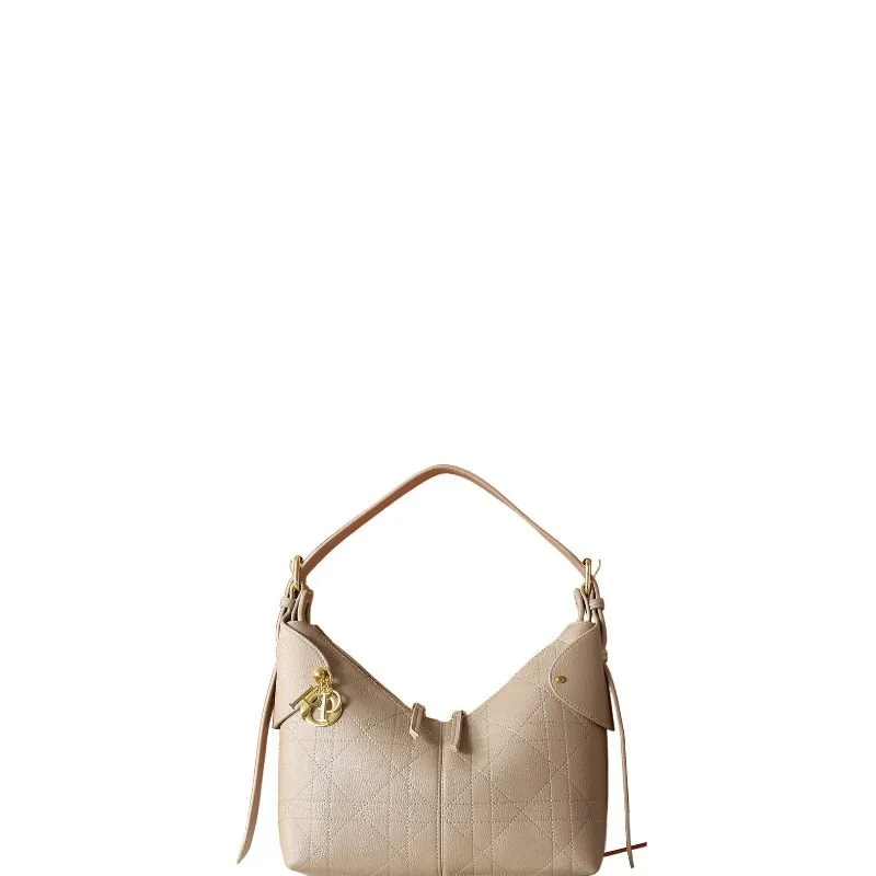 Medium Voyage Hobo Bag Beige
