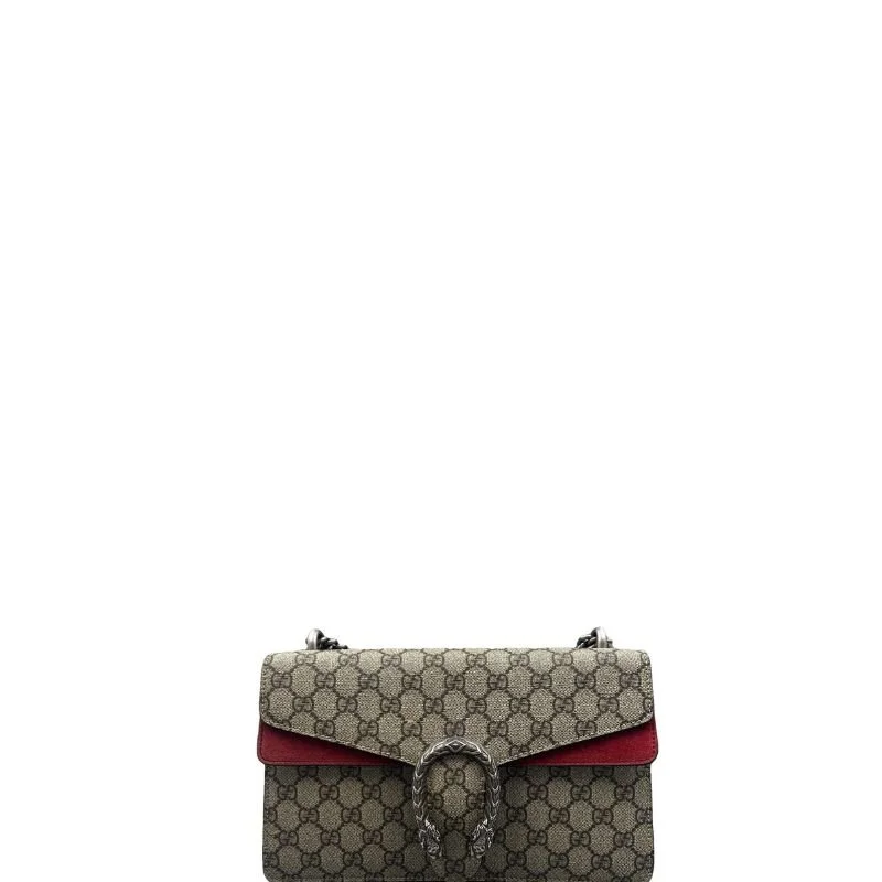Dionysus canvas shoulder bag red