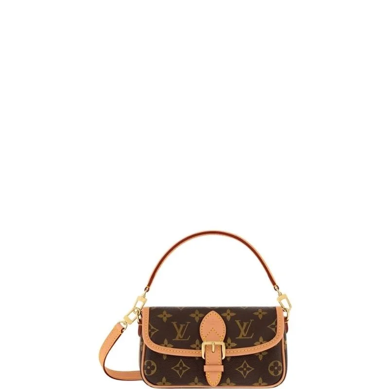 Nano Diane Shoulder Bag Brown