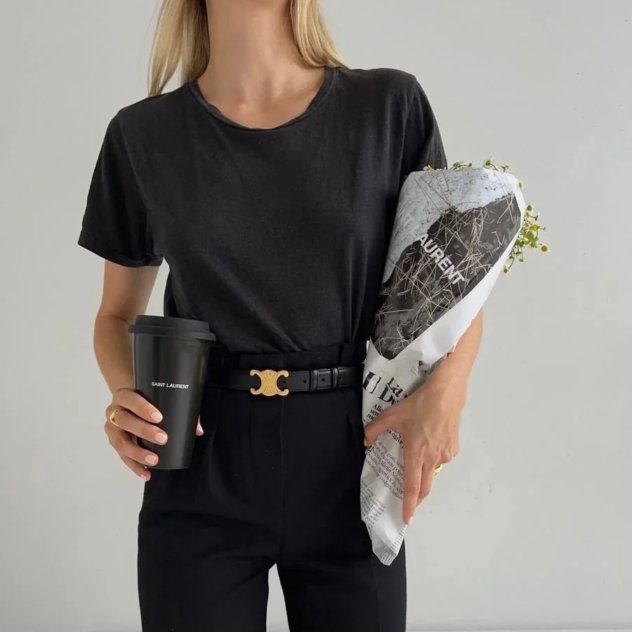 Arc de Triomphe Belt Black