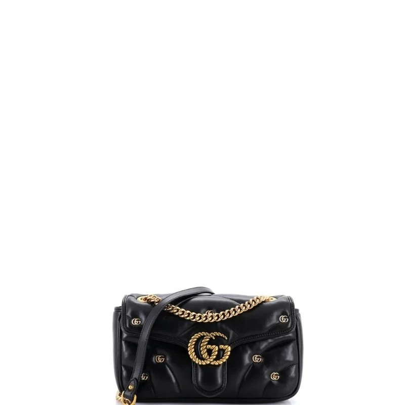 Marmont GG Shoulder Bag Black