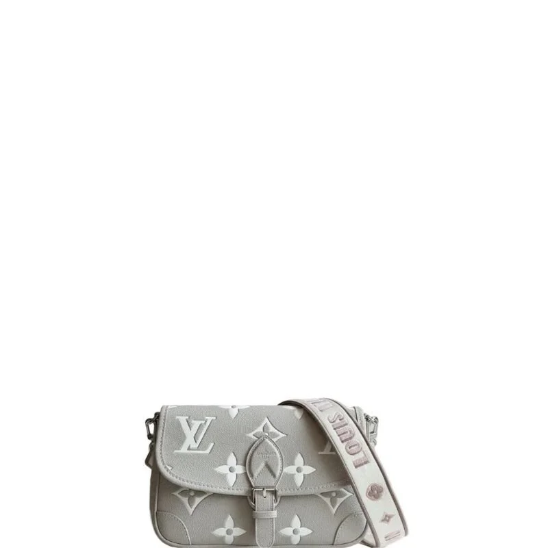 Diane Shoulder Bag Grey/White