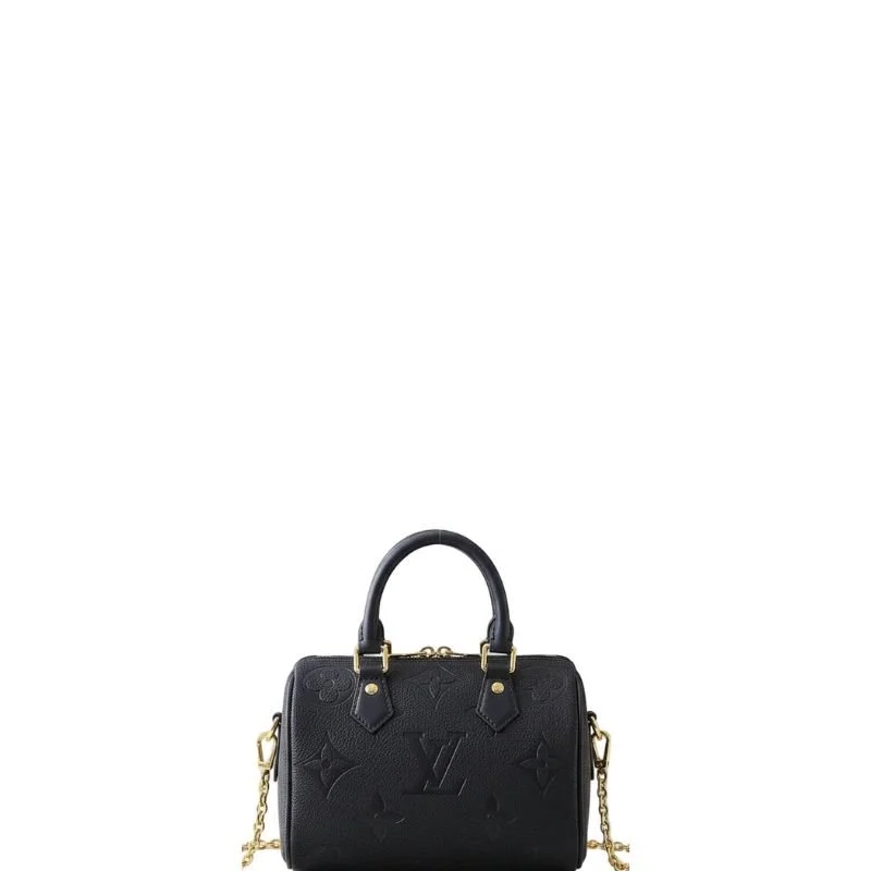 Speedy Monogram 20 Bag Black