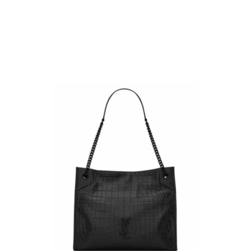 Niki Shopping Bag Black Croc