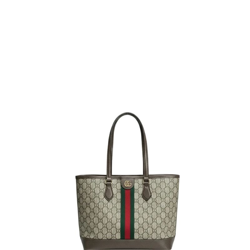 Ophidia Medium Tote Bag Brown