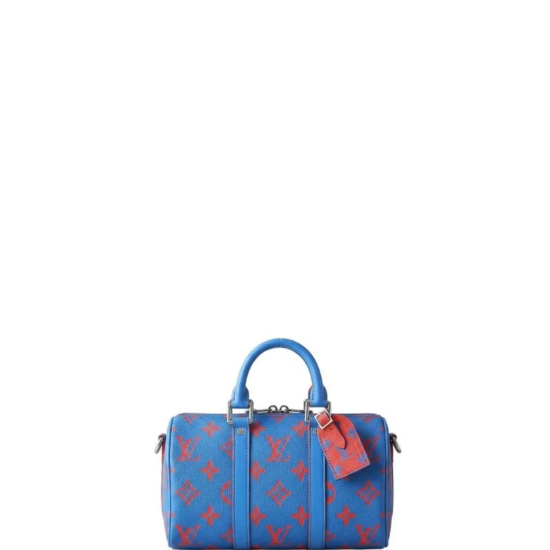 Keepall Pillow Bag Blue/Red 25