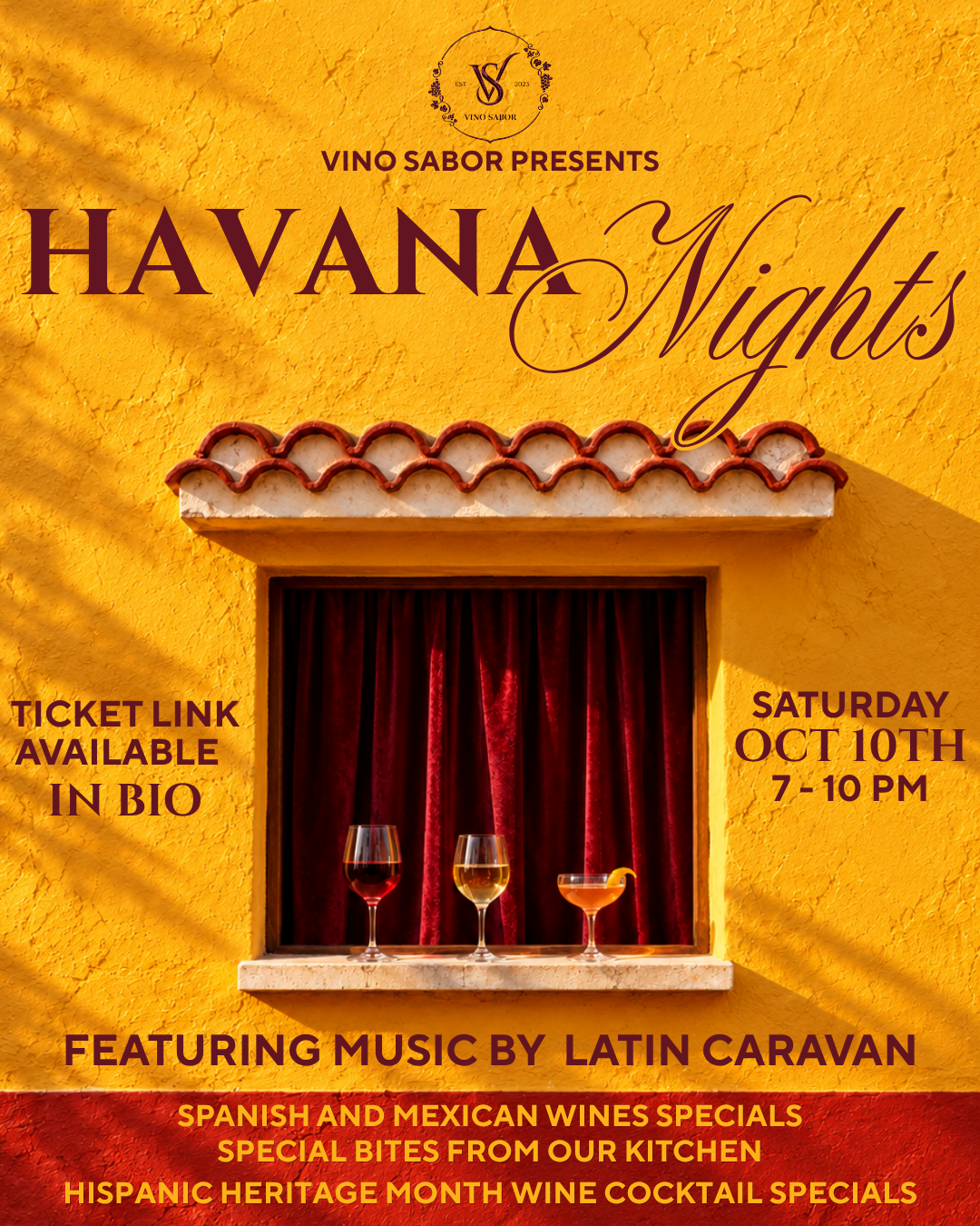 Vino Sabor Presents: Havana Nights