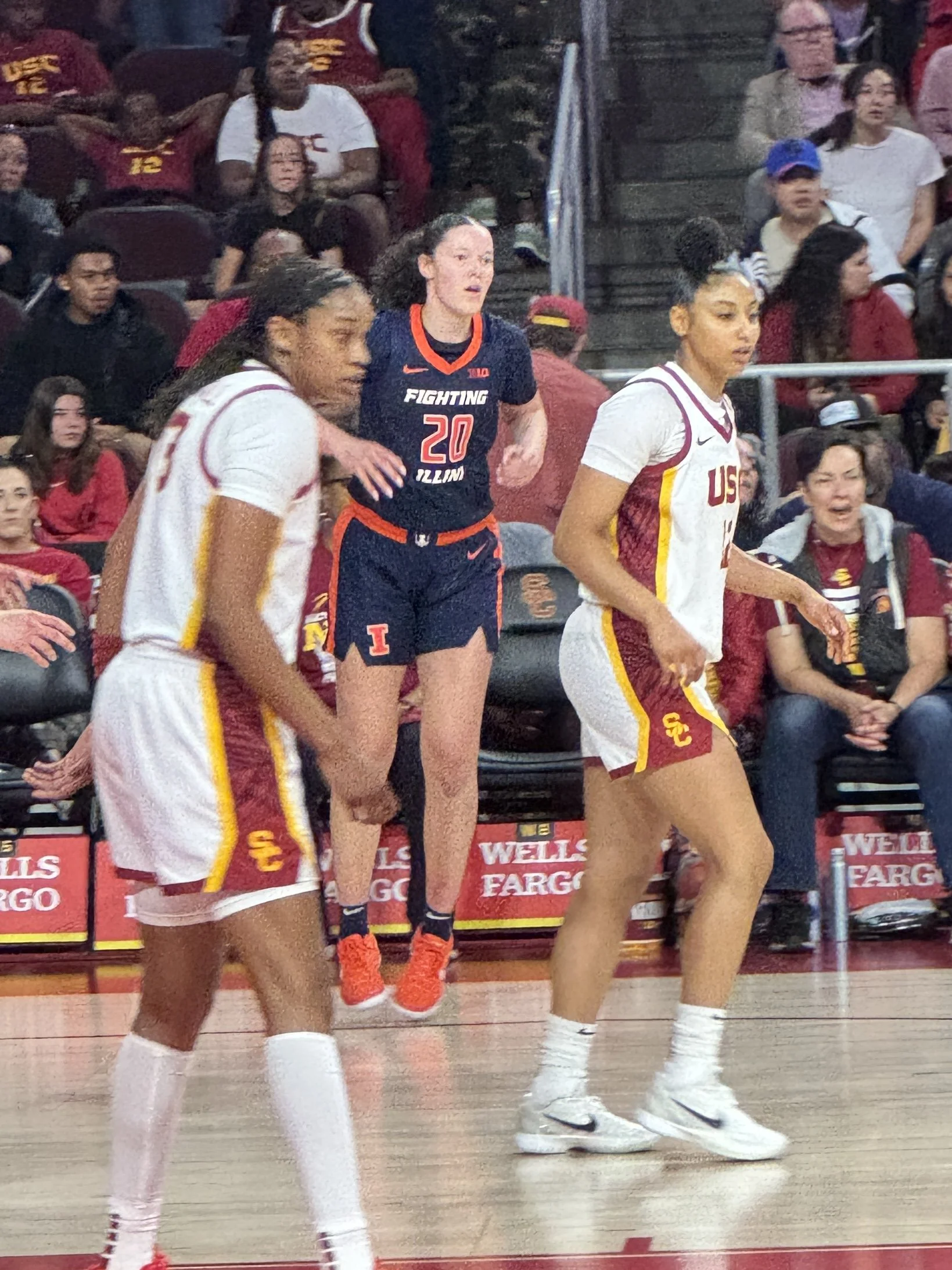 Rayah Marshall and Juju during game