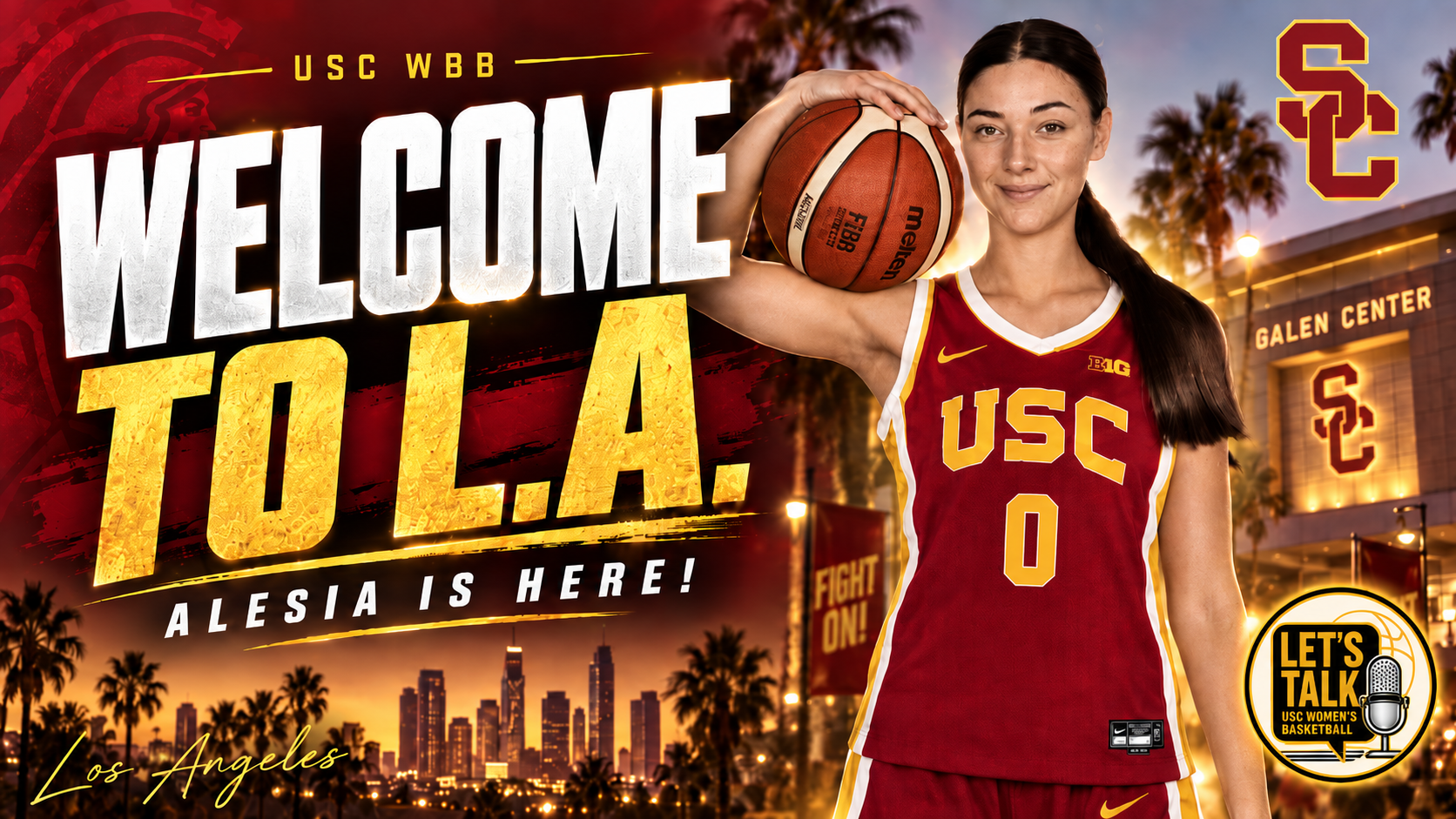 She’s Here: Alesya Talkouskaya Arrives at USC, Completing the Trojans’ 12-Player Roster