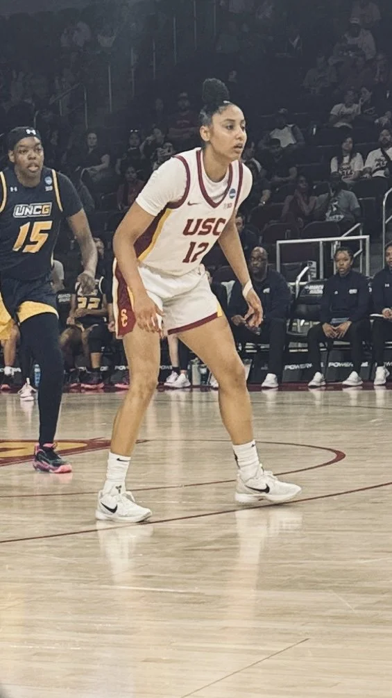 Juju in defensive stance during a game