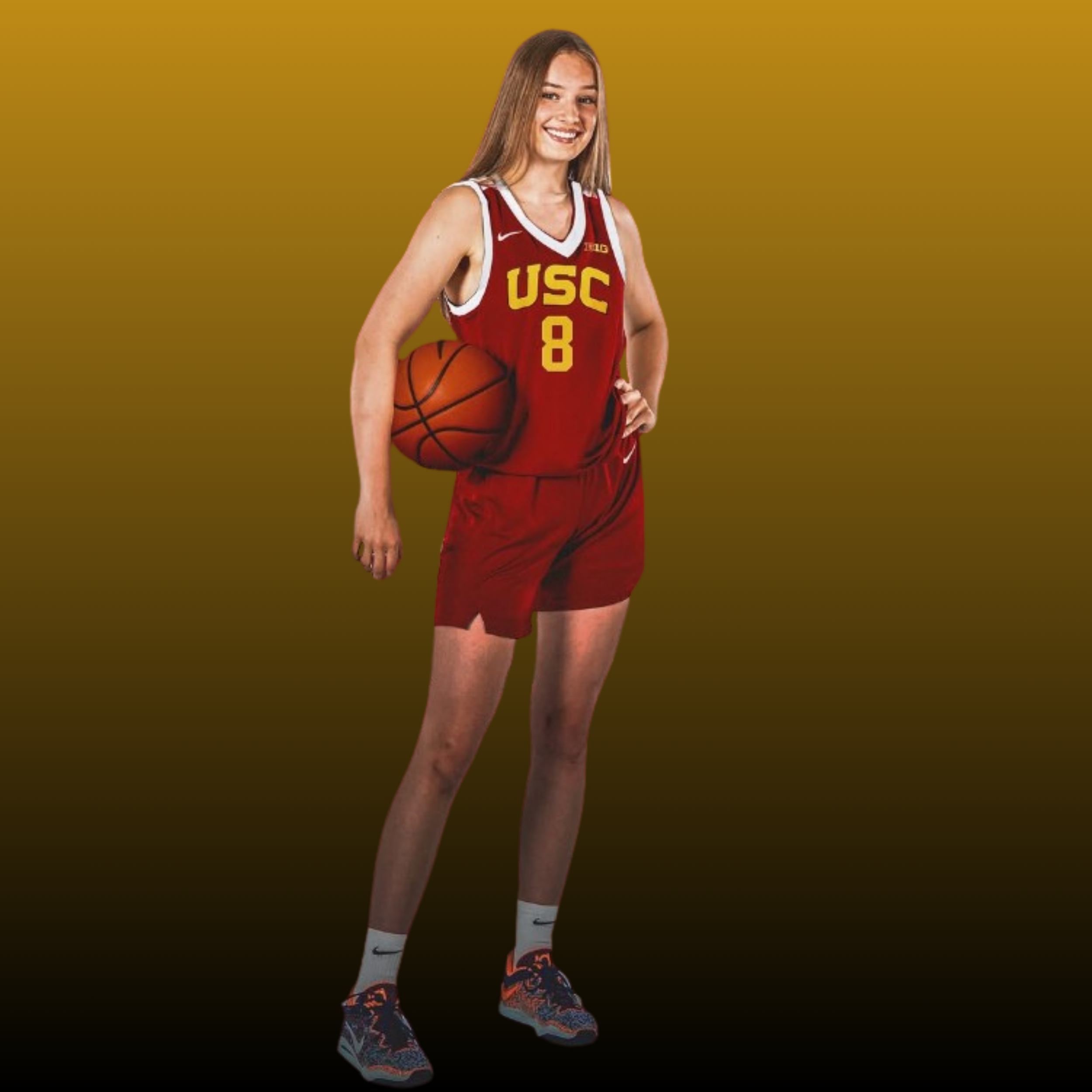 Gerda Raulusaityte in usc uniform