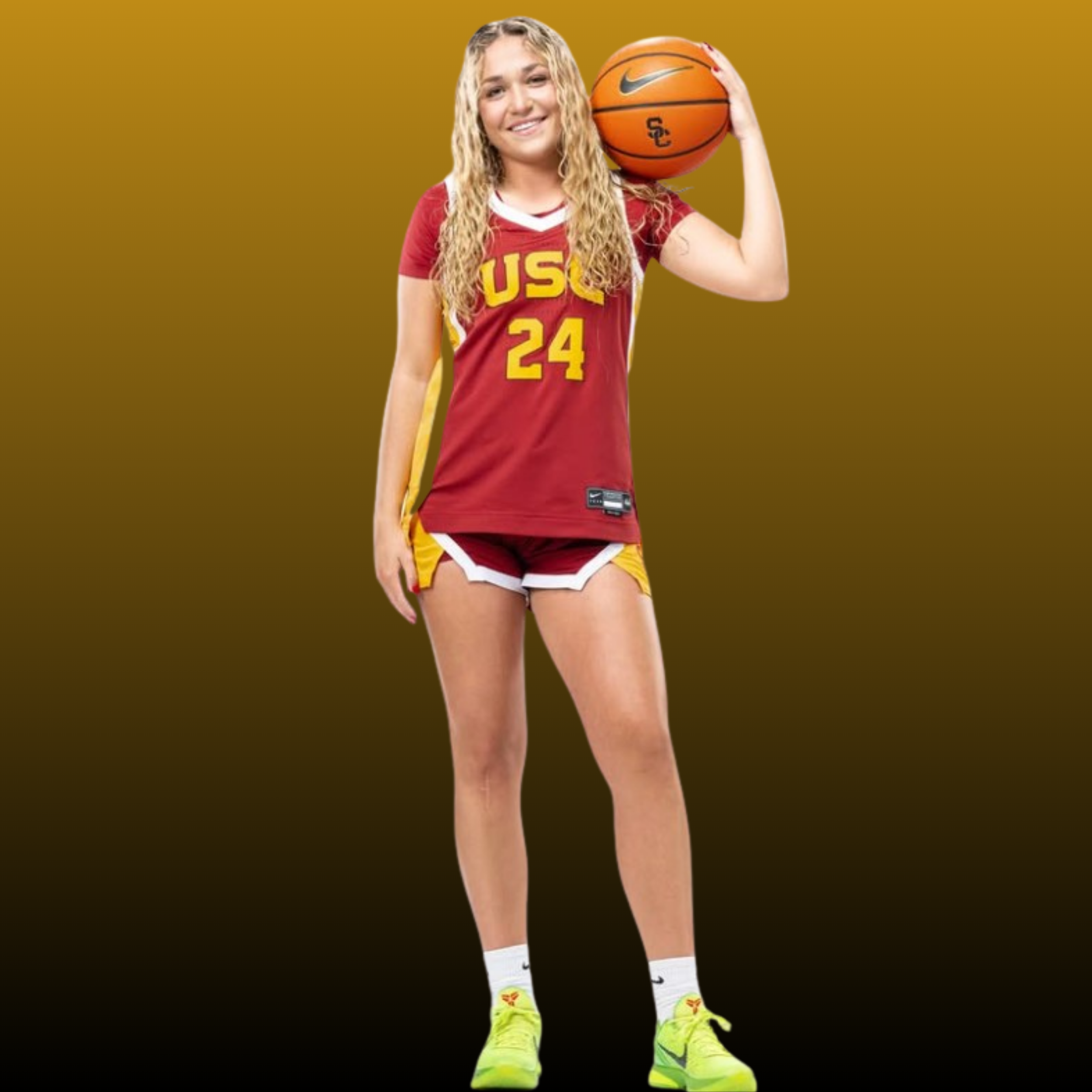 Brooklin Shamblin USC women's basketball team pic