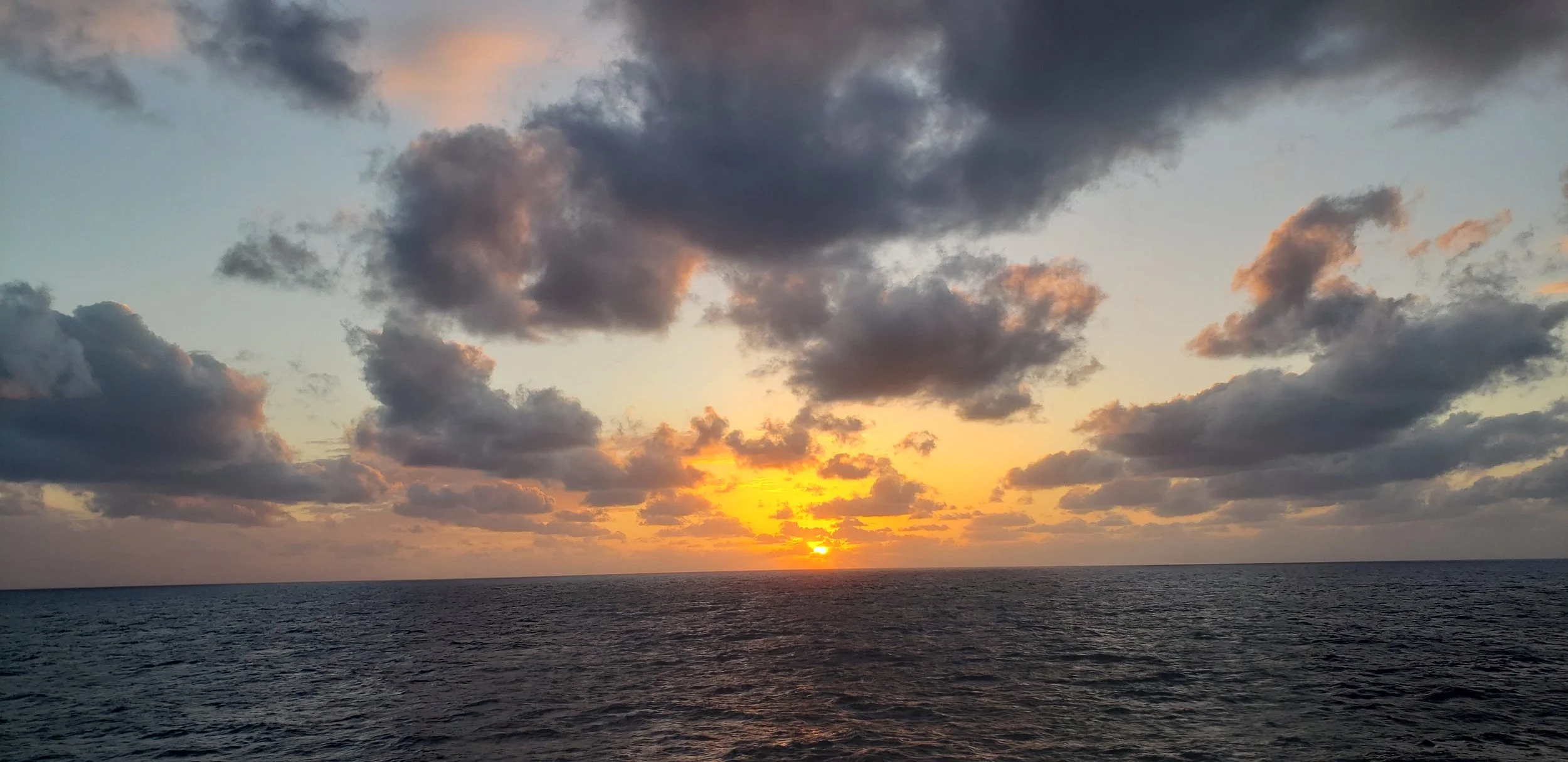 7-Sunset from the cruise ship