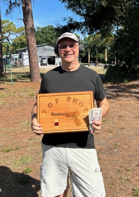 6-26-2026: 9 Participants; Red bander Tim Goszka and Marlin Metzger hit the Bottle and forced a shoot off. In the 2nd round of the shoot off Tim Goszka claimed all the Money and Glory.  Best submitted target score today: Tim Goszka 91