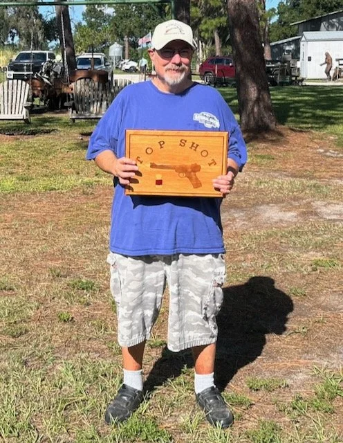 9-18-2026: 11 Participants including 3 Red Banders. Frank Savino was the only shooter to hit the red band on the new bottle in the First Round and claimed all the Money and Glory.  Congratulations Frank!     
