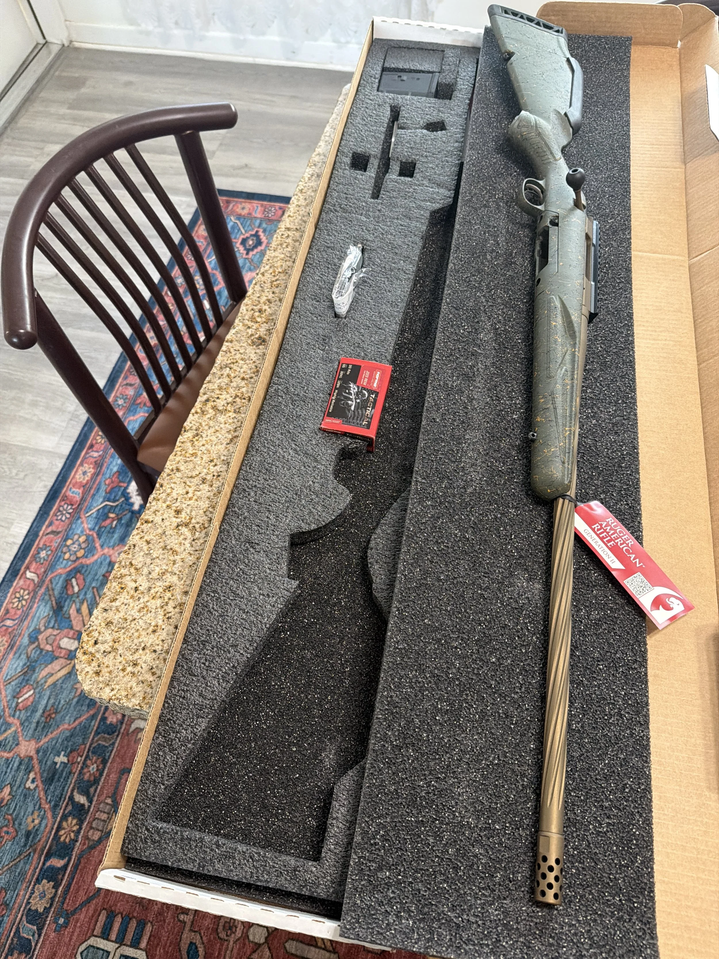  New Ruger .223 bolt action  Name: Victor Carlson Item Description: I got this gun new never shot it Asking Price: 550 Price Negotiation: Make Offer Phone: (518) 231-7035   Expires: 12/09