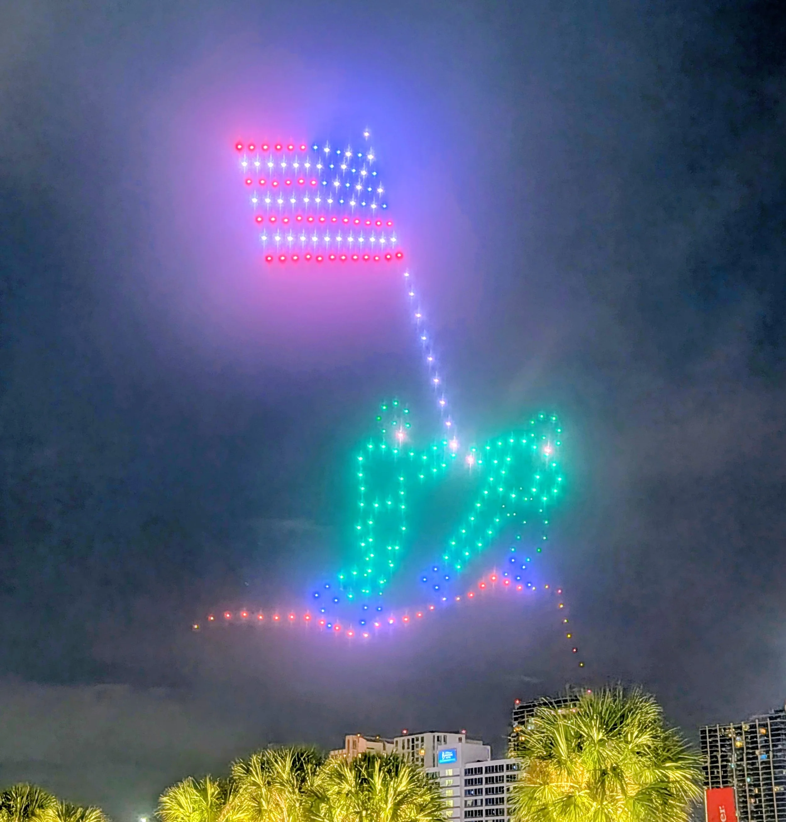 2-Drone show Tampa July 4, 2026