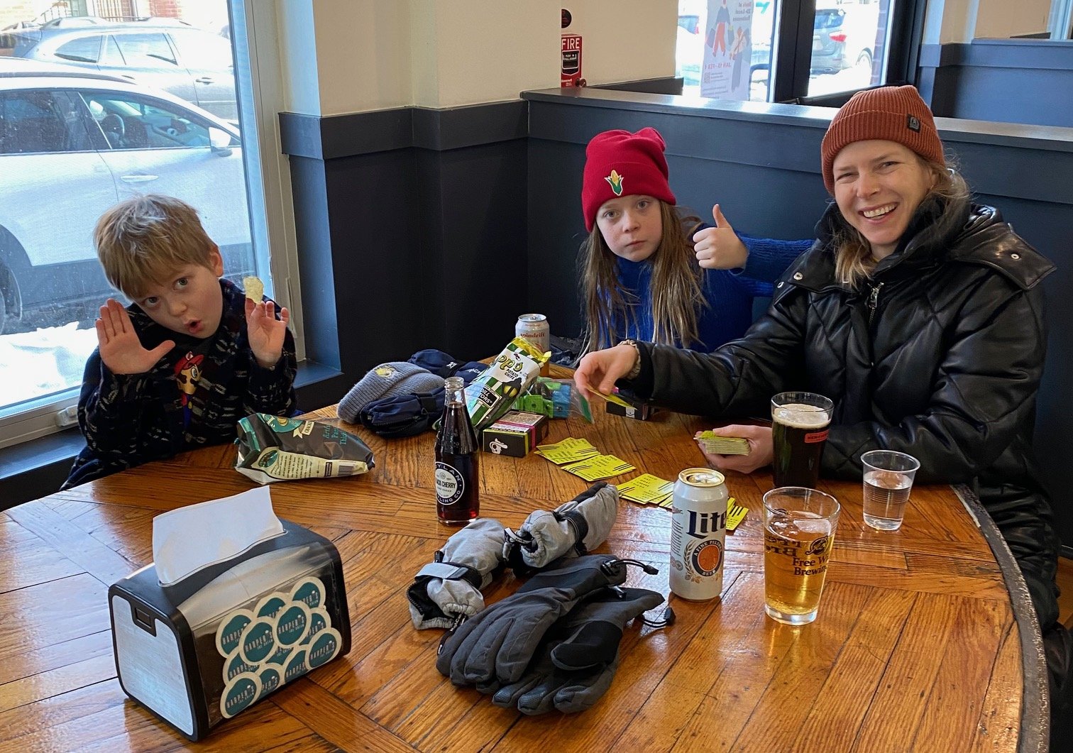 13-Visit with grandkids in cold Philadelphia this winter