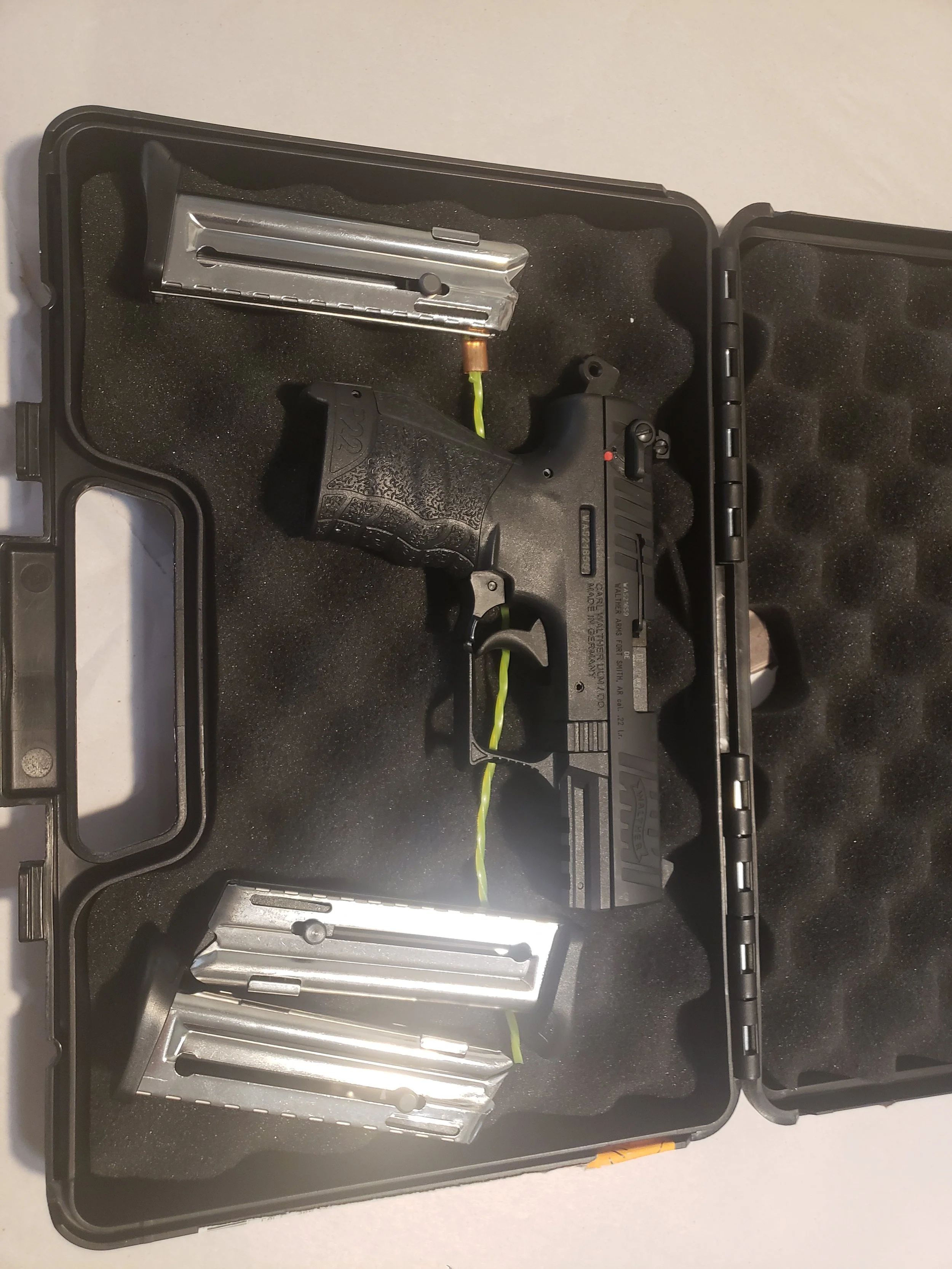  Walther p22  Name: Larry C Item Description: Very nice walther p22 with case and 3 magazines Asking Price: 250 Price Negotiation: Make Offer Phone: (570) 862-7225 Either Calls or Texts Email: larryclookey@yahoo.com Expires: 12/10