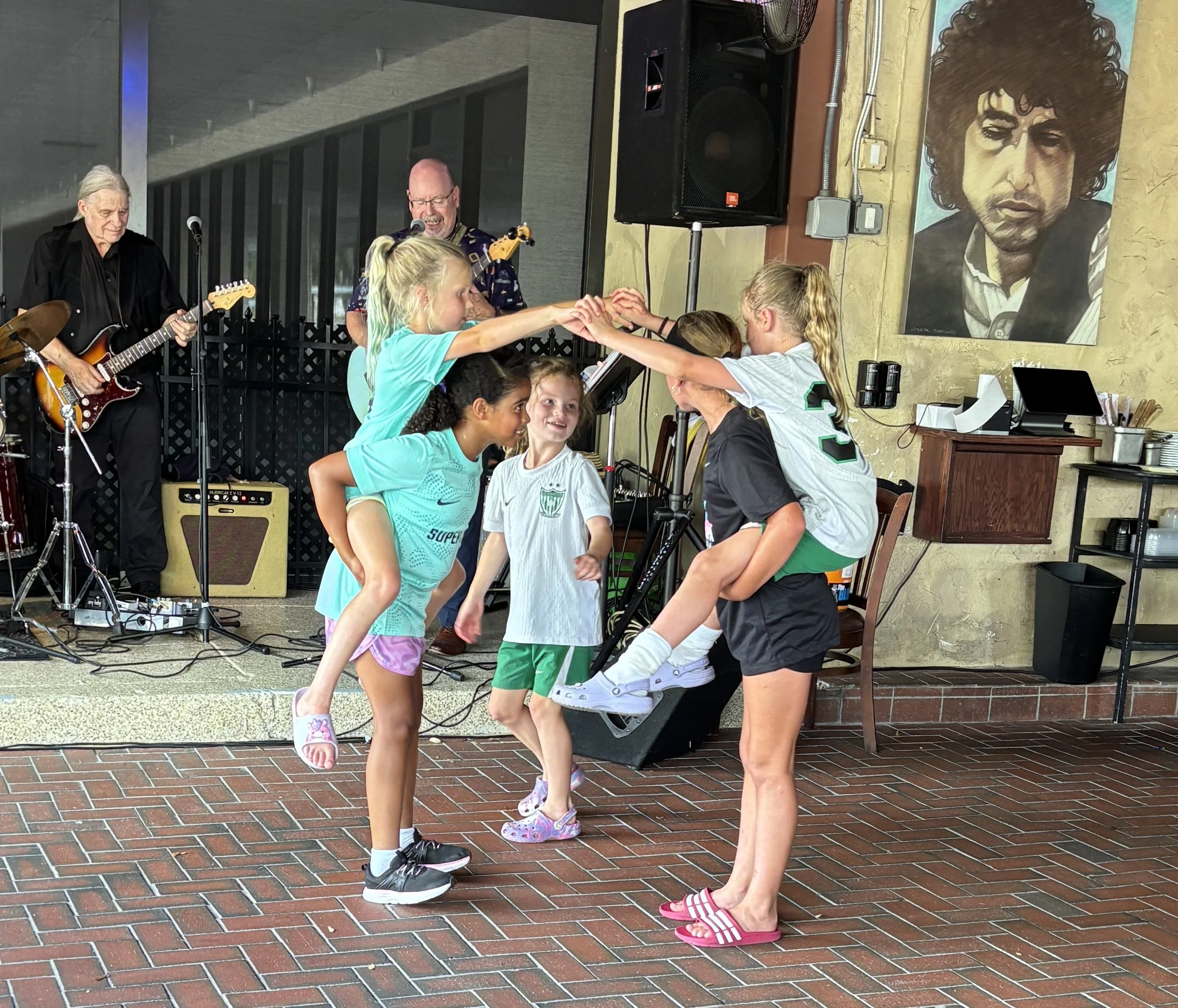 8-Kids enjoying music