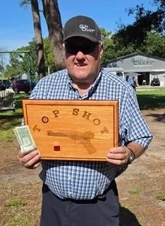 9-11-2026:  10 Participants including 2 Red Banders. Bruce Crain was the only shooter to hit the new bottle in the first round to claim all the Money and Glory. Congratulations Bruce!