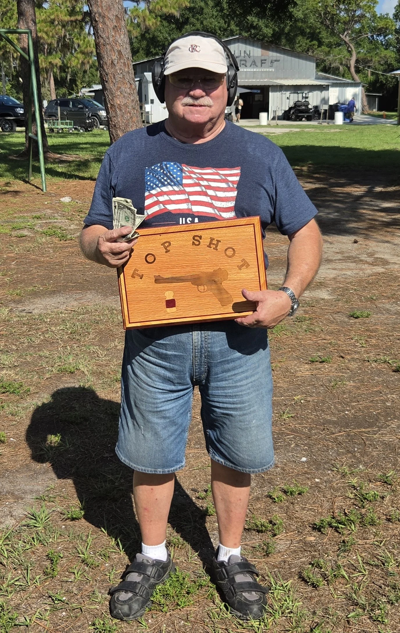 7-24-2026:  7 participants today, including (2) Red Banders. Paul Novotny and Mike McClintic both hit the bottle in the first round and caused a shoot off.  Mike McClintic hit the bottle in the 3rd round and claimed all the remaining Money and Glory.