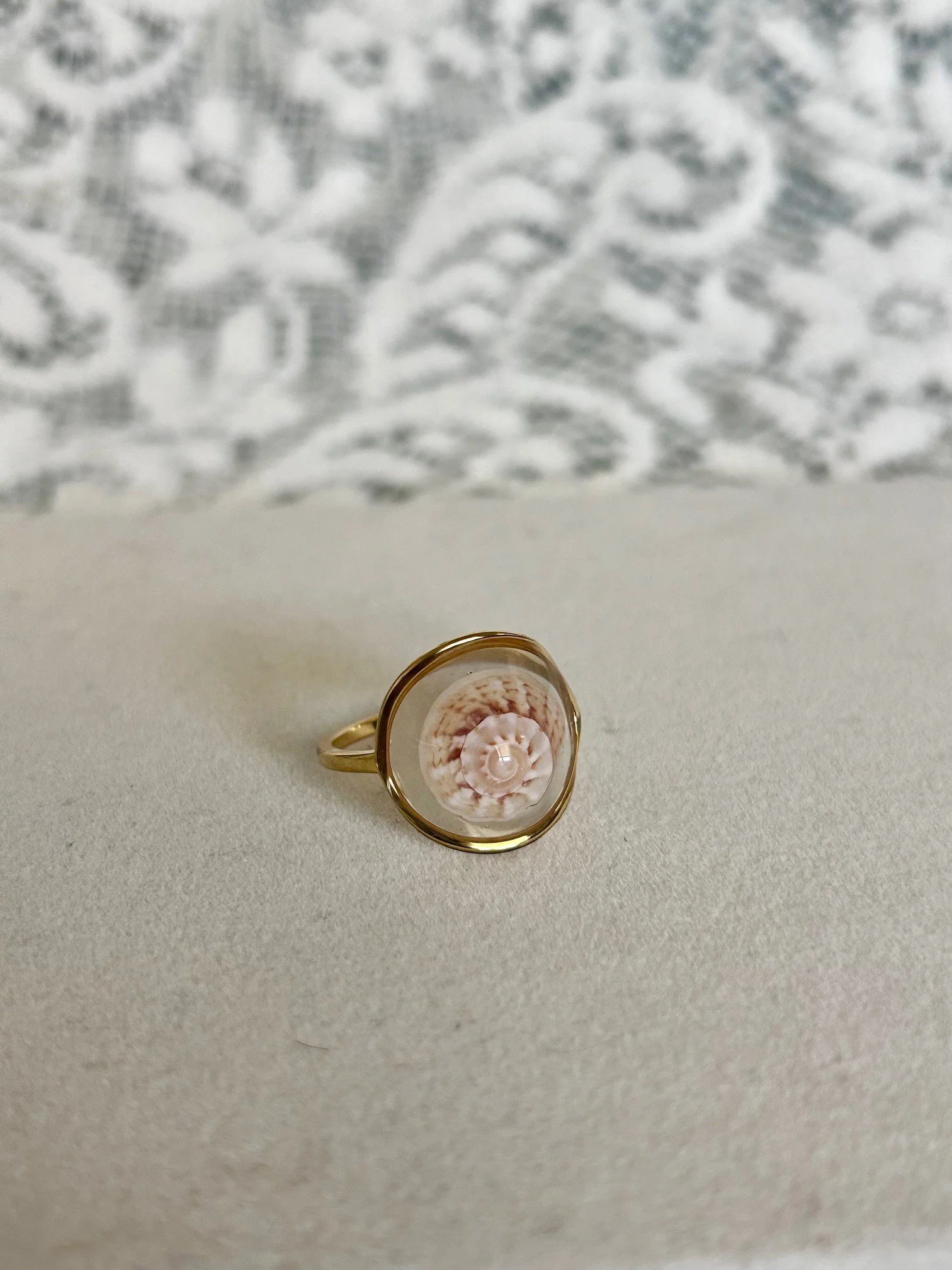 Tidal Spiral Ring