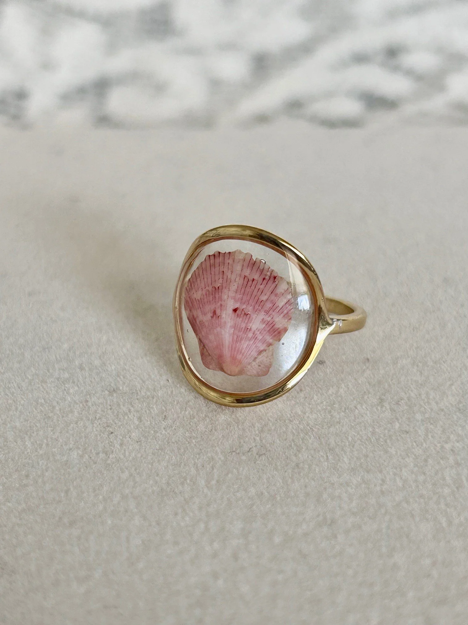 Wavecrest Shell Ring