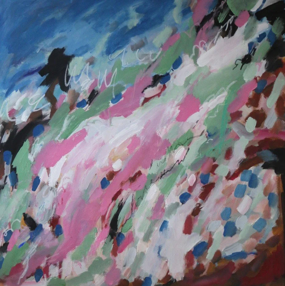 O.T. 10, 2024, Mixed Media on Canvas, 100  x 100 