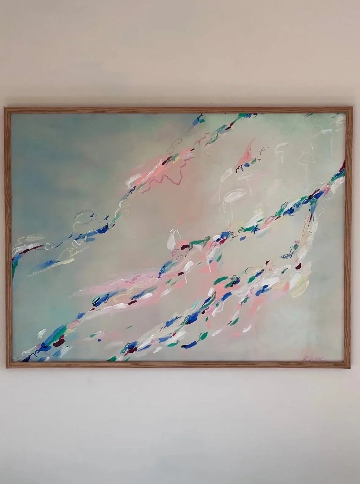 O.T., 2023, Mixed Media on Canvas, 100  x 70 