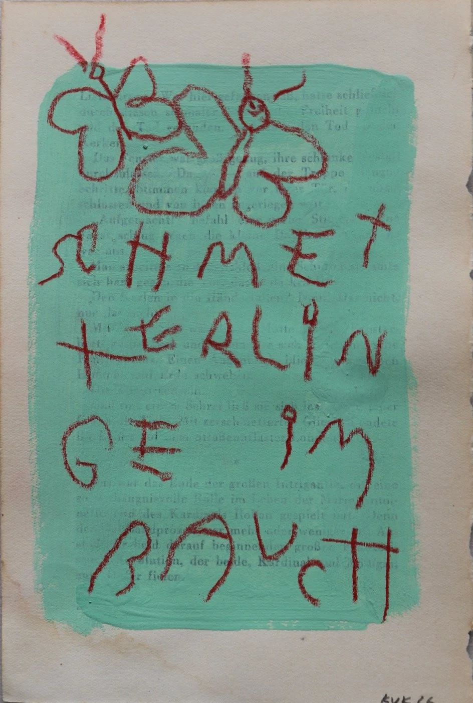 Buchseite „Schmetterlinge im Bauch“