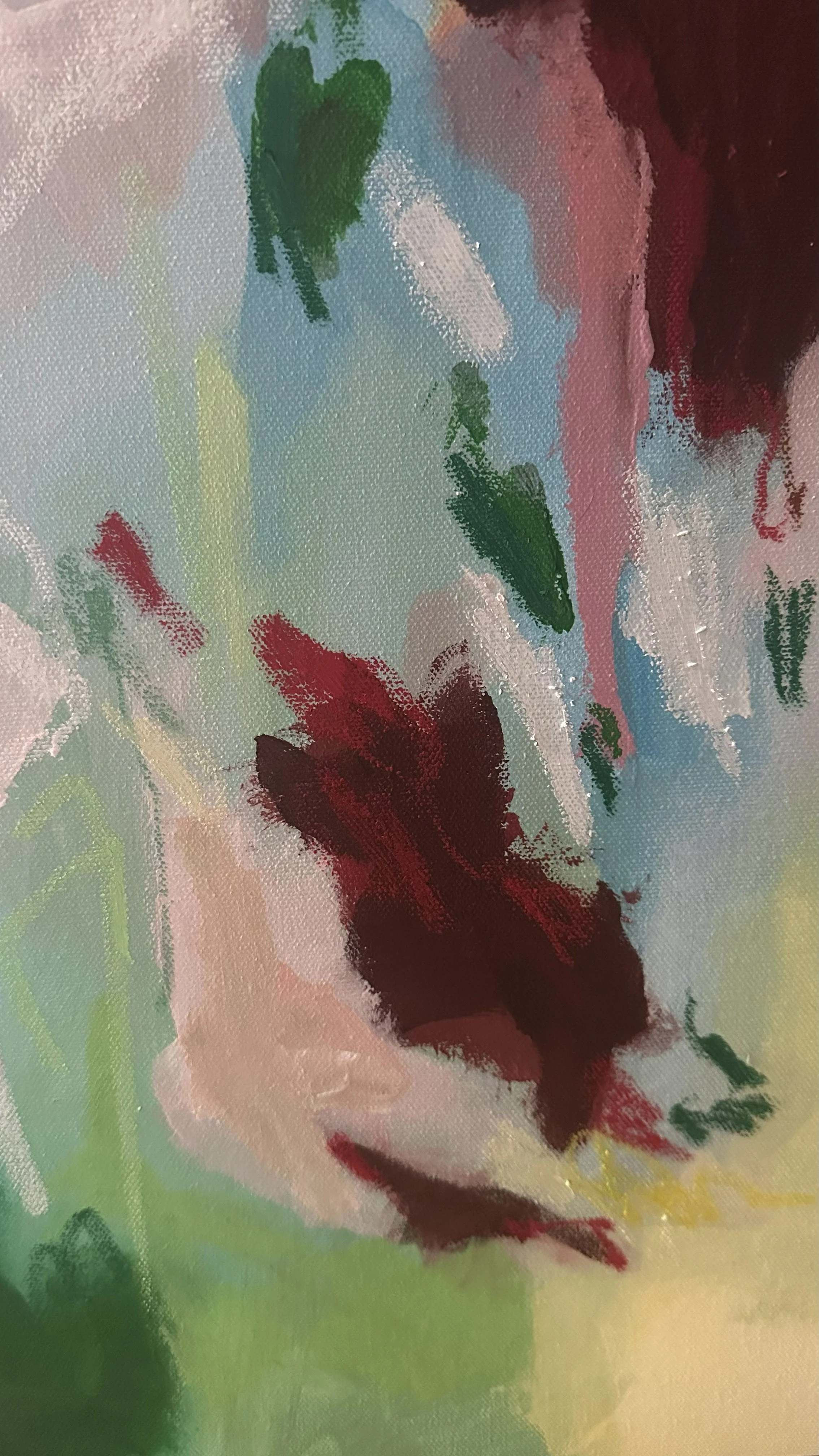 O.T. 12, 2024, Mixed Media on Canvas, 100  x 100 