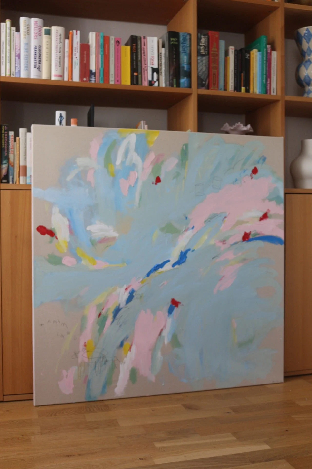 Traumland, 2025, Mixed Media on Canvas, 100  x 100 