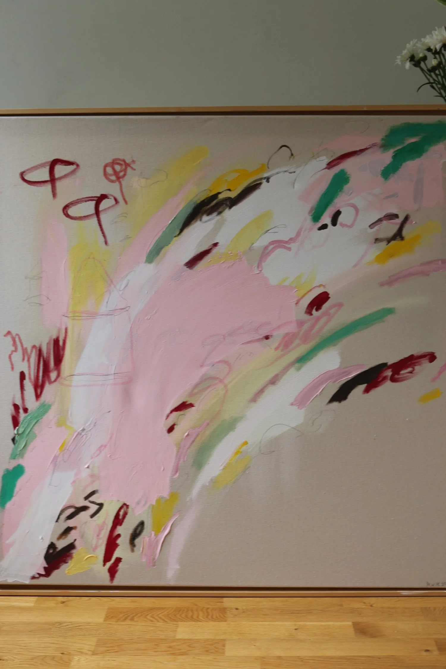 O.T. 07, 2025, Mixed Media on Canvas, 100  x 100 