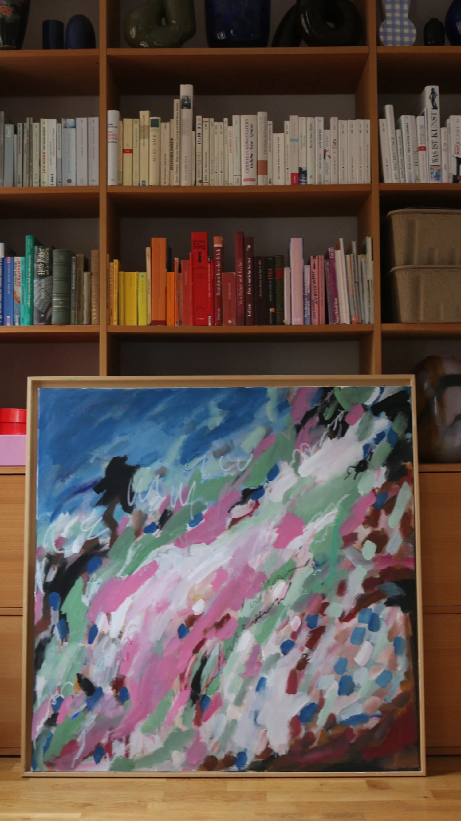 O.T. 10, 2024, Mixed Media on Canvas, 100  x 100 