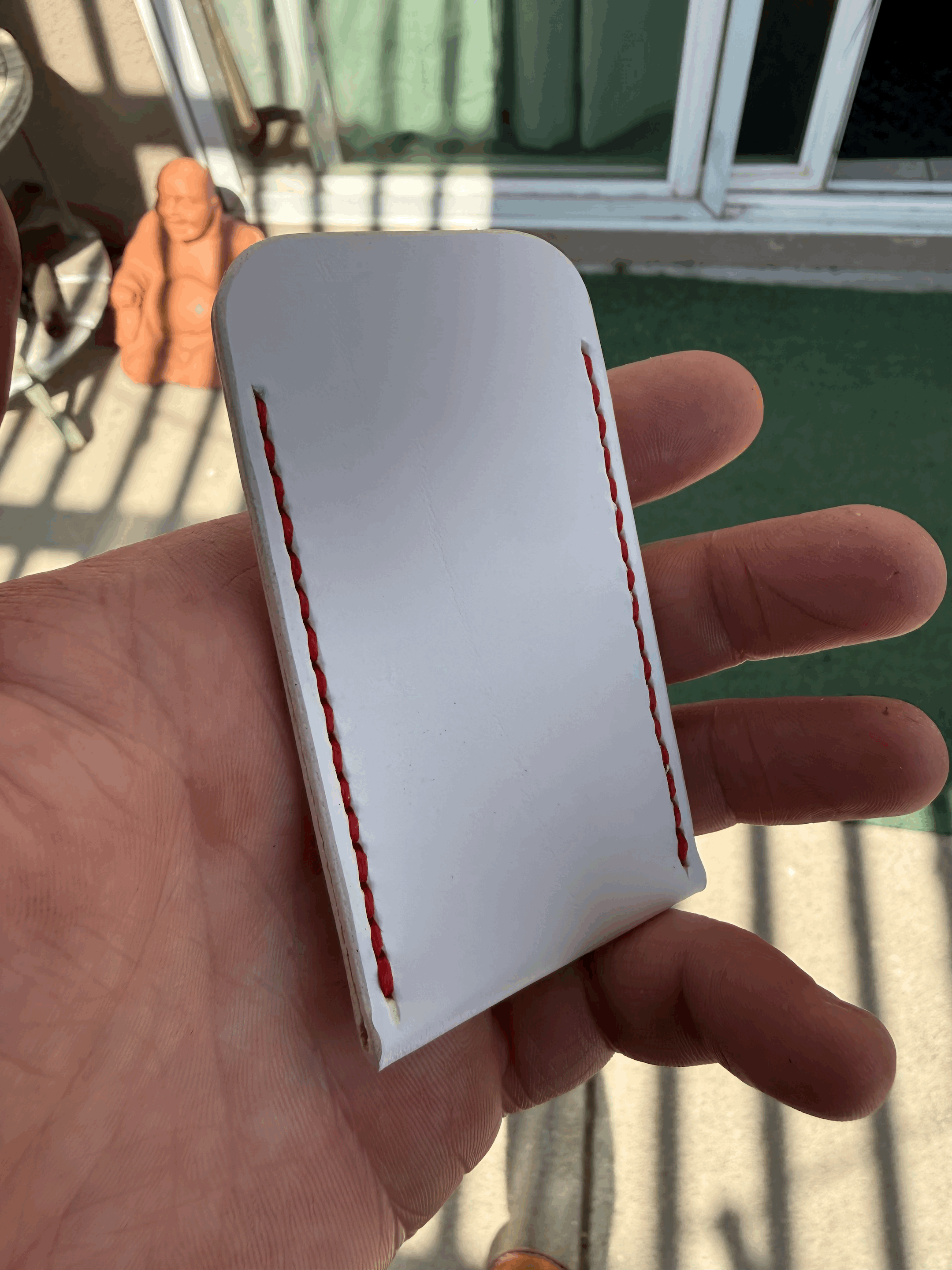 White & Red ABW Slippy Slip