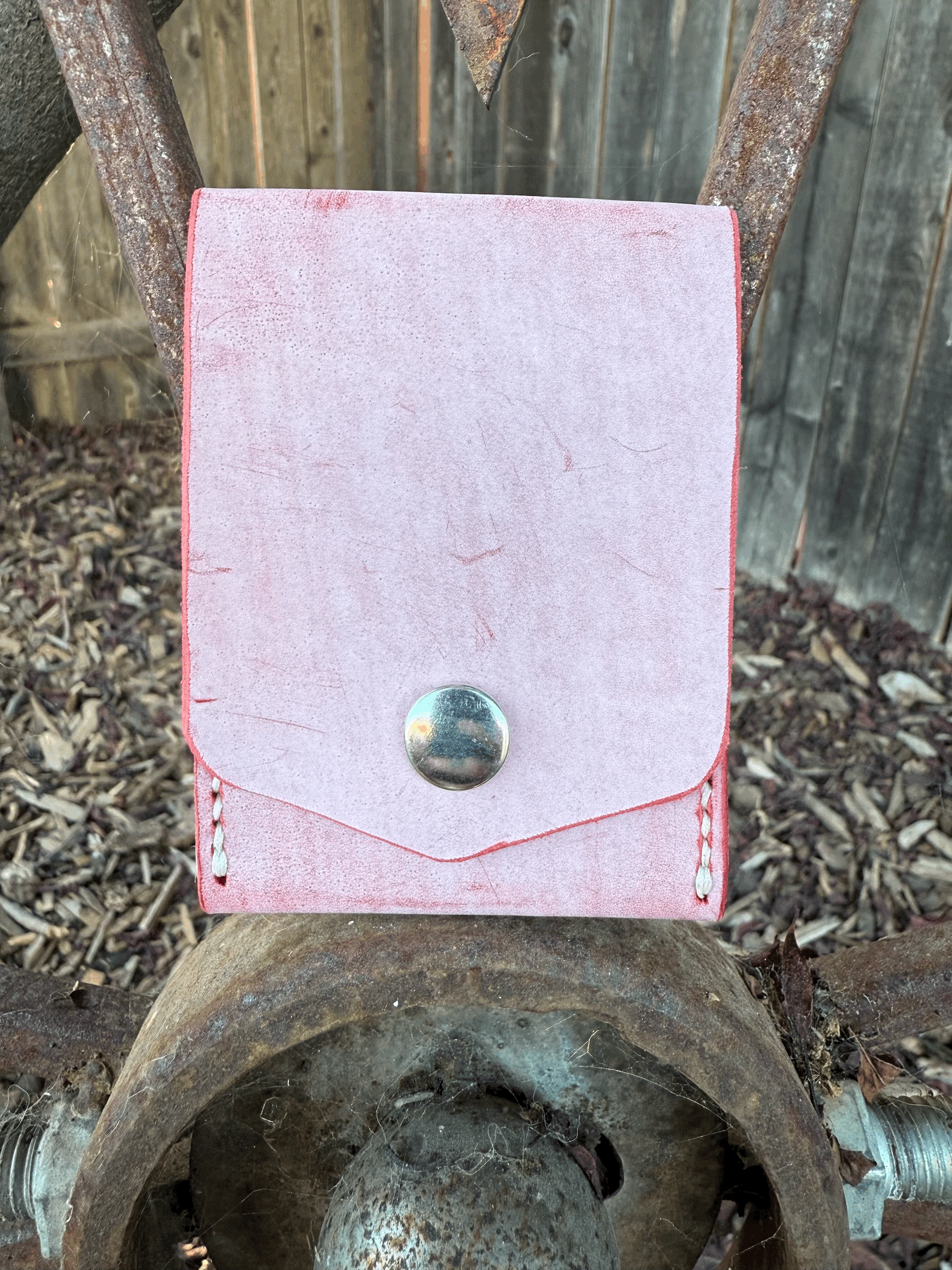 Red Ghost Snap Wallet