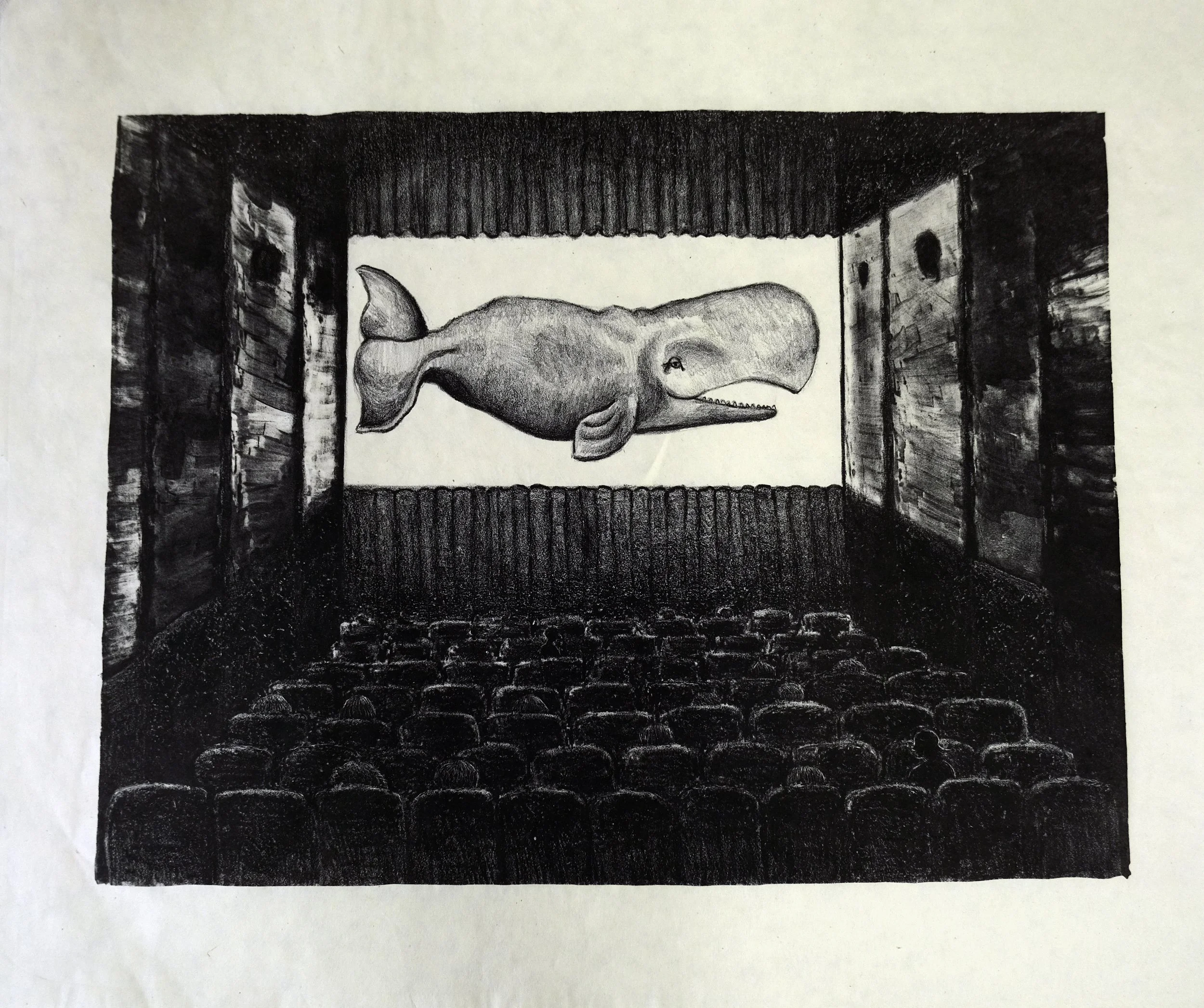 Mystery Movie, 16" x 20" 