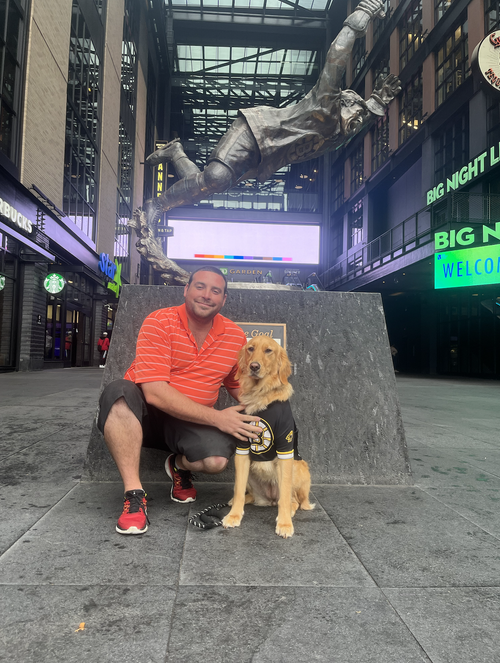 Steve and his best buddy Lola
