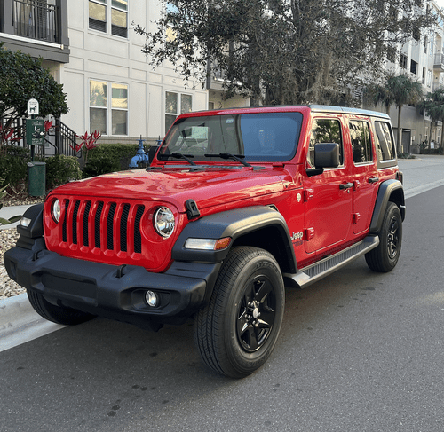 Exterior Jeep Detailing