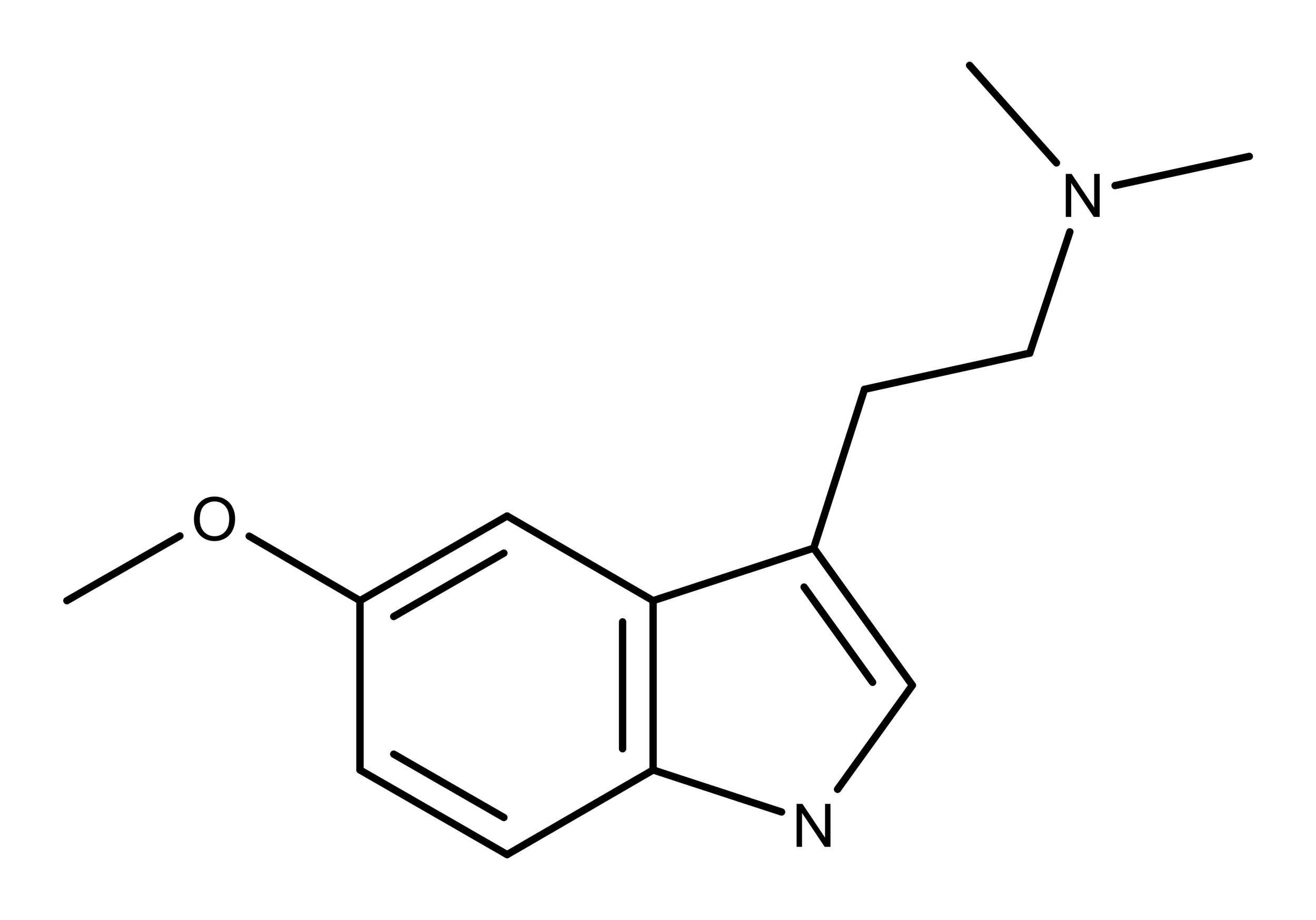 Chemical structure diagram of a molecule with a benzene ring, a methyl group, and nitrogen atoms.