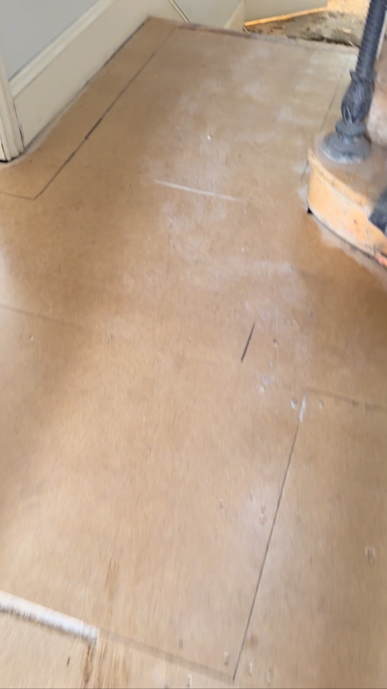 Herringbone Oak Floor in progress…