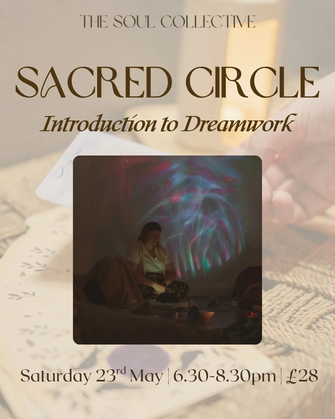 MAY SACRED CIRCLE ⭕️ INTRODUCTION TO DREAMWORK 😴✨ 50% of spaces already booked!

Ever wandered what your dreams are trying to tell you? Interested in interpreting messages and symbols that appear as you sleep? During Mays Circle we will be diving in