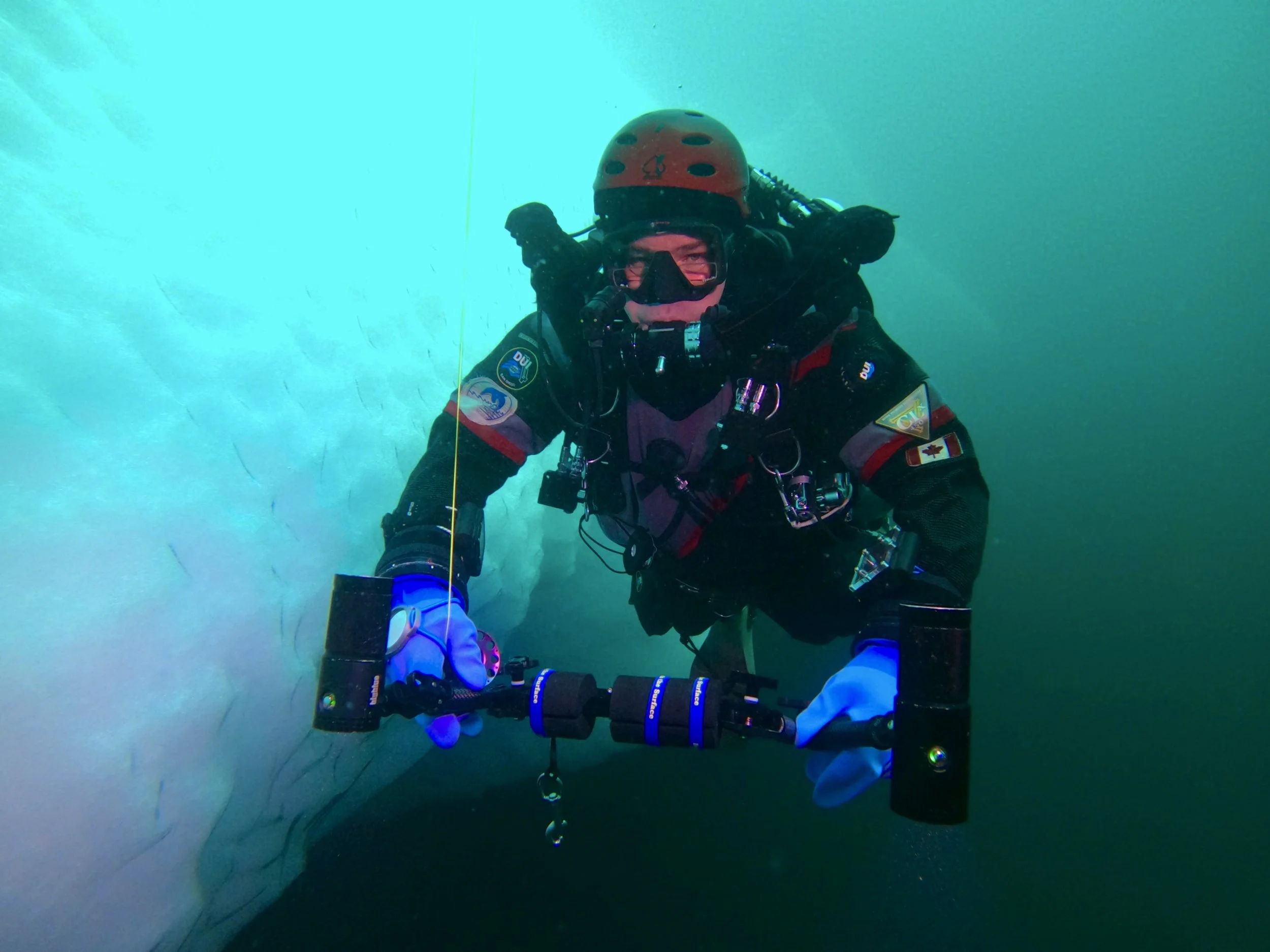 ice berg diving Newfoundland Canada