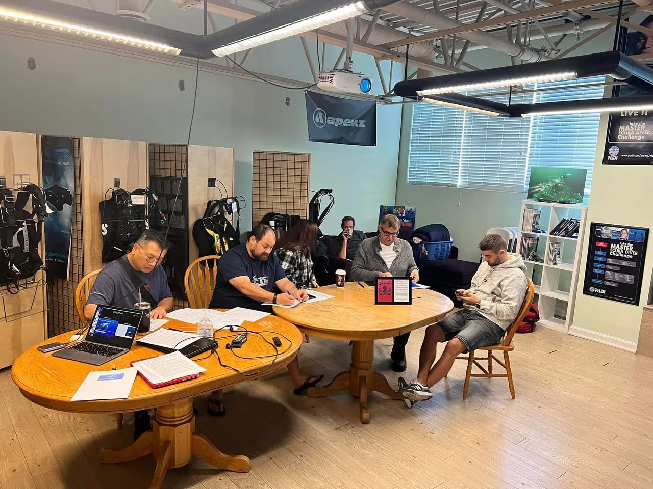 Teaching Discover Rebreather at Ocean Pro Divers, Surrey BC