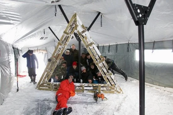 frame for the ice triangle