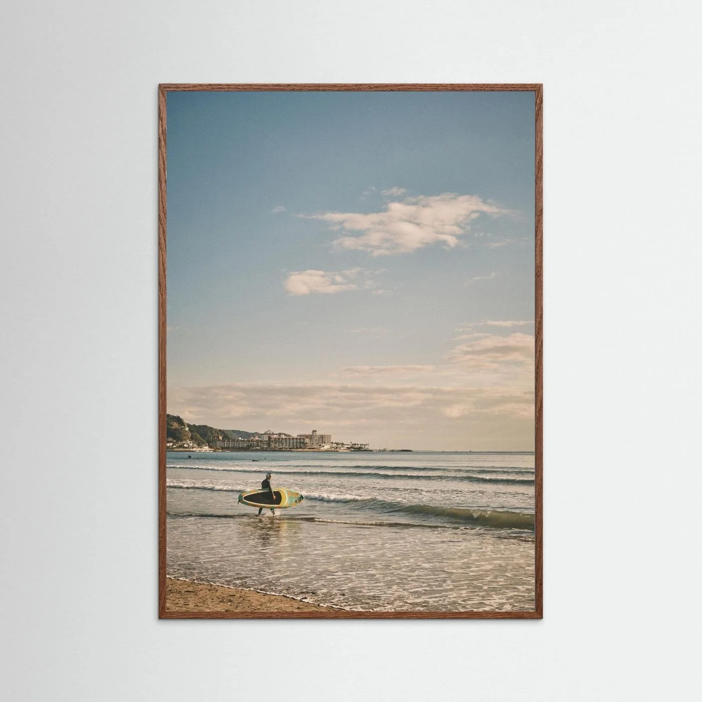 Surfer on Kamakura Beach