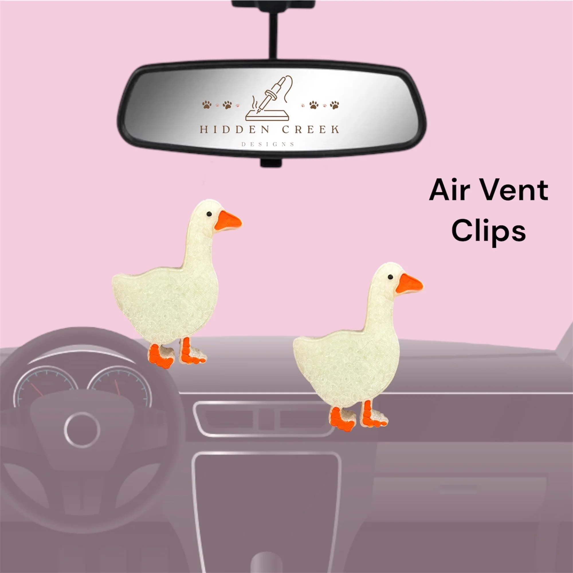 Geese vent clips
