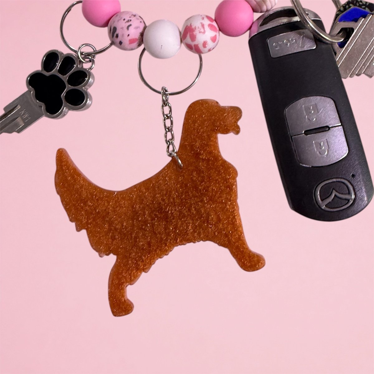 Irish setter keychain