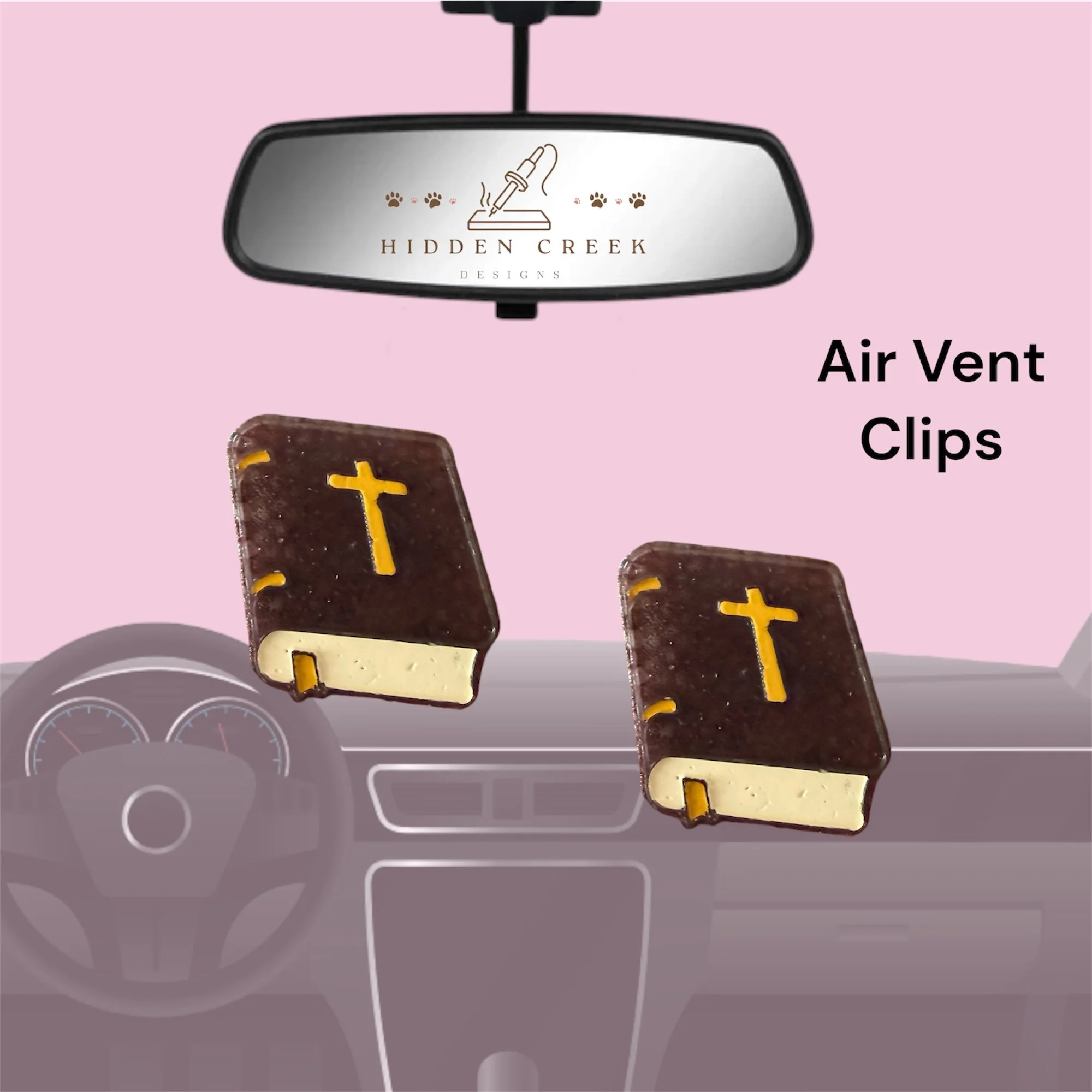 Bible vent clips